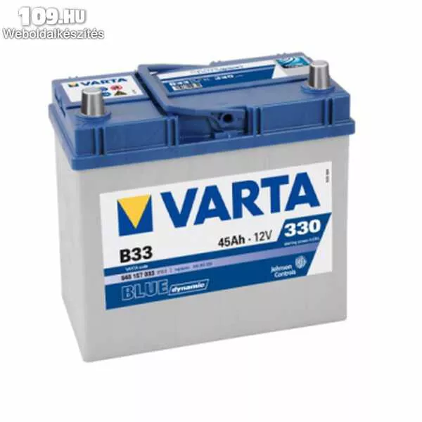 VARTA Blue dynamic Asia 12V 45Ah szgk akkumulátor bal+