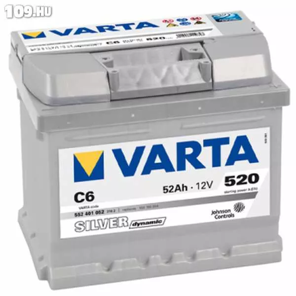 VARTA Silver dynamic 12V 52Ah szgk akkumulátor