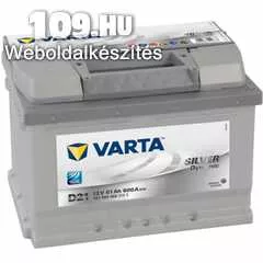 VARTA Silver dynamic 12V 61Ah szgk akkumulátor jobb+